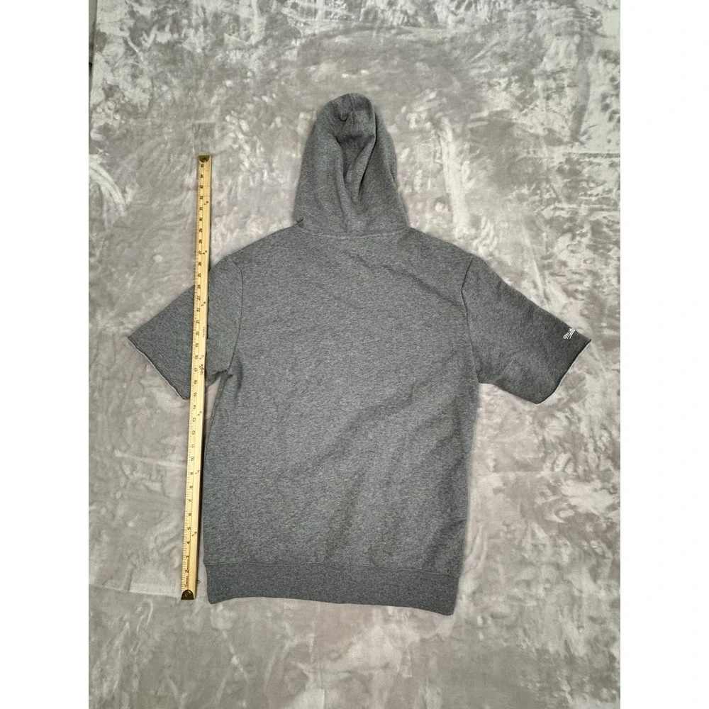 Mitchell Ness FL Gators Throwback Vault Pullover Hoodie SS Sweatshirt Gray Men's